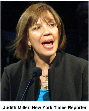 Judith Miller, The New York Times Journalist Provoked Unjust War on Iraq in  2003